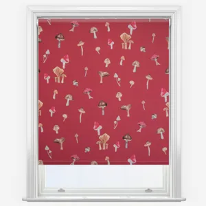 Sonova Studio Mushroom Forage Red Roller Blind