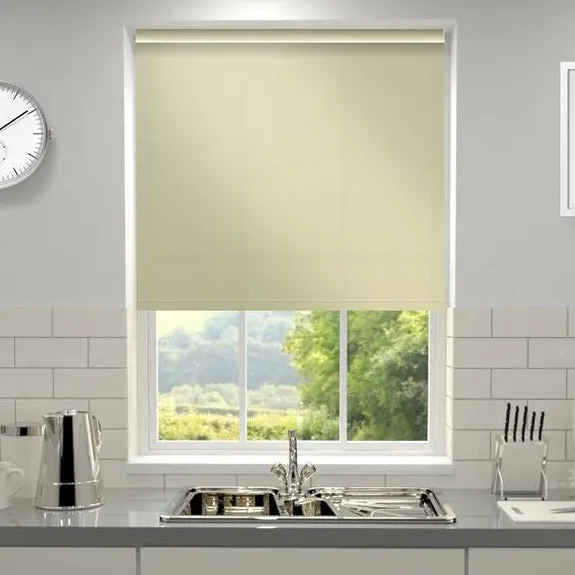 Kensington Plain Made To Measure Roller Blind Butter