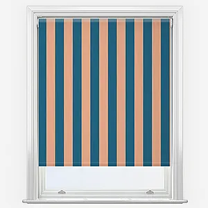 Sonova Studio Whitby Stripe Blue Rust Roller Blind