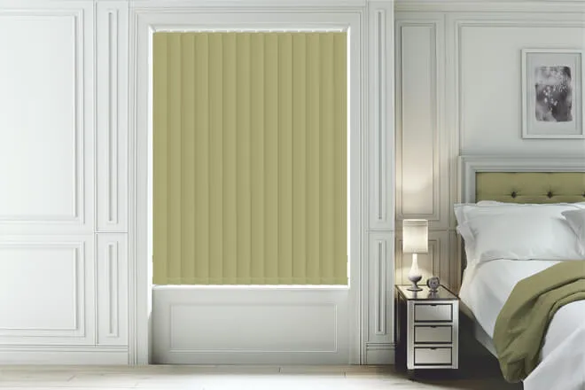 Ibiza Green - Blackout Vertical Blind