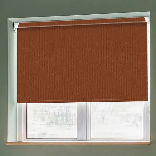 Shona Brick (Blackout) Grip Fit Roller Blinds