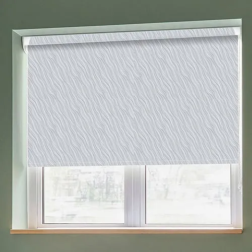 Florence Grey (Blackout) Grip Fit Roller Blinds