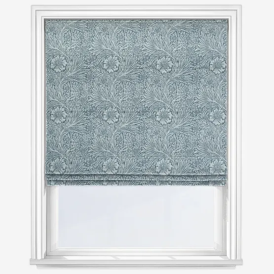 William Morris At Home Marigold Woven Woad Roman Blind