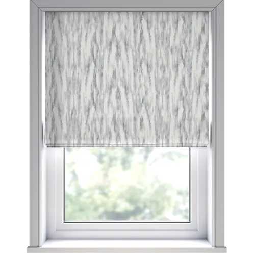 Cielo Slate Deluxe Roman Blinds