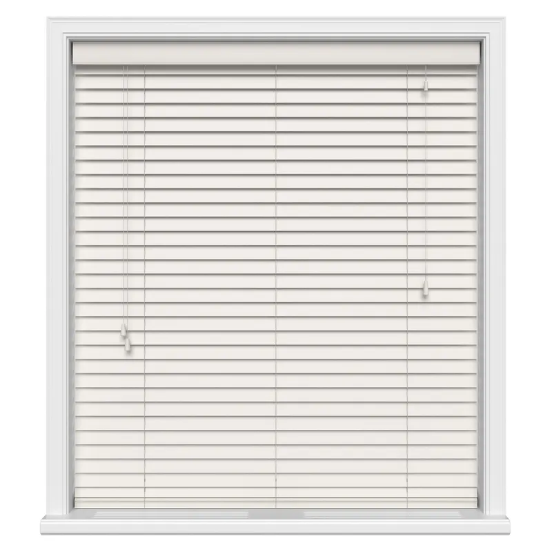 Polar Off White Real Wood Blinds Uk