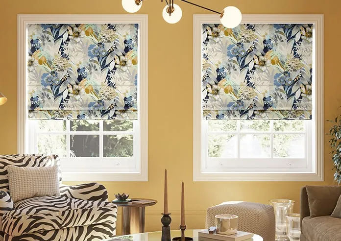 Bali Navy - Roman Blind