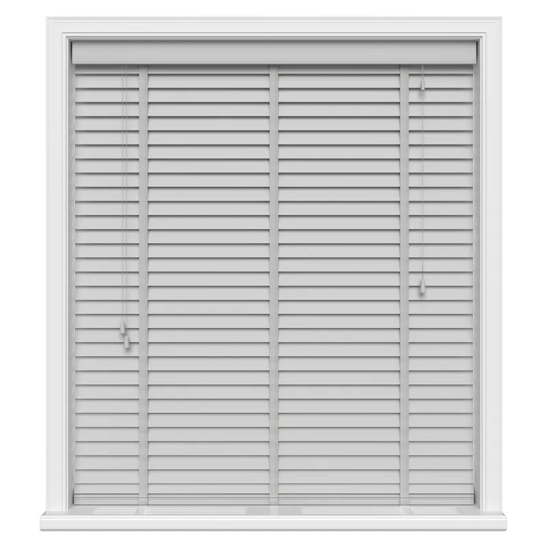 Kalm Grey Real Wood With Tapes Blinds Uk
