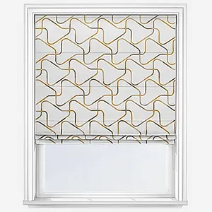 Lauder Ochre Roman Blind