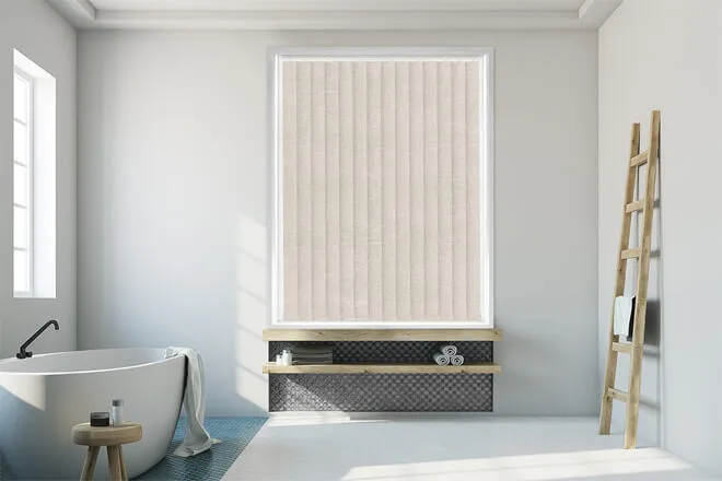 Libby Stone - Waterproof Blackout Vertical Blind