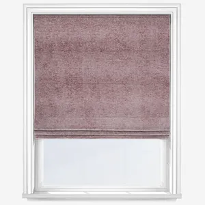 Boucle Royale Pink Roman Blind