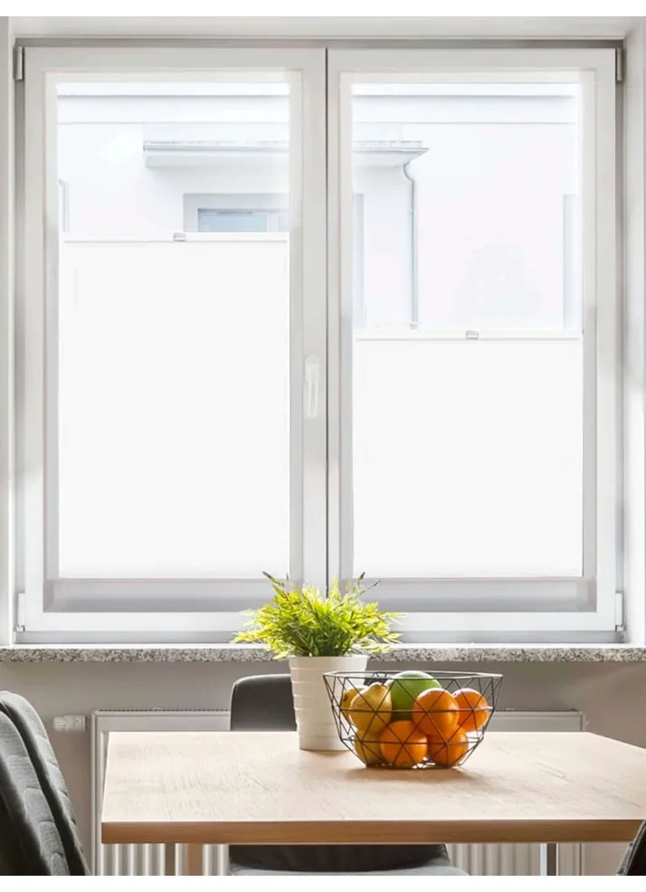 Perfect Fit® Blackout White Bottom Up Blind