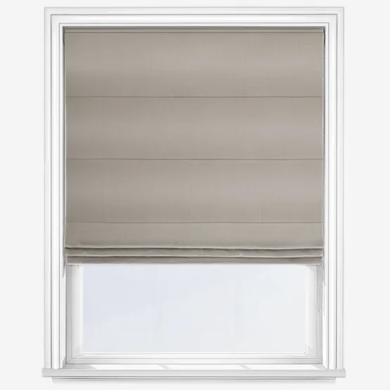 Linen Pebble Roman Blind