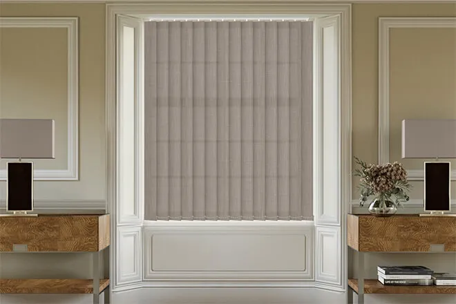 Dusk Brown - Textured Vertical Blind