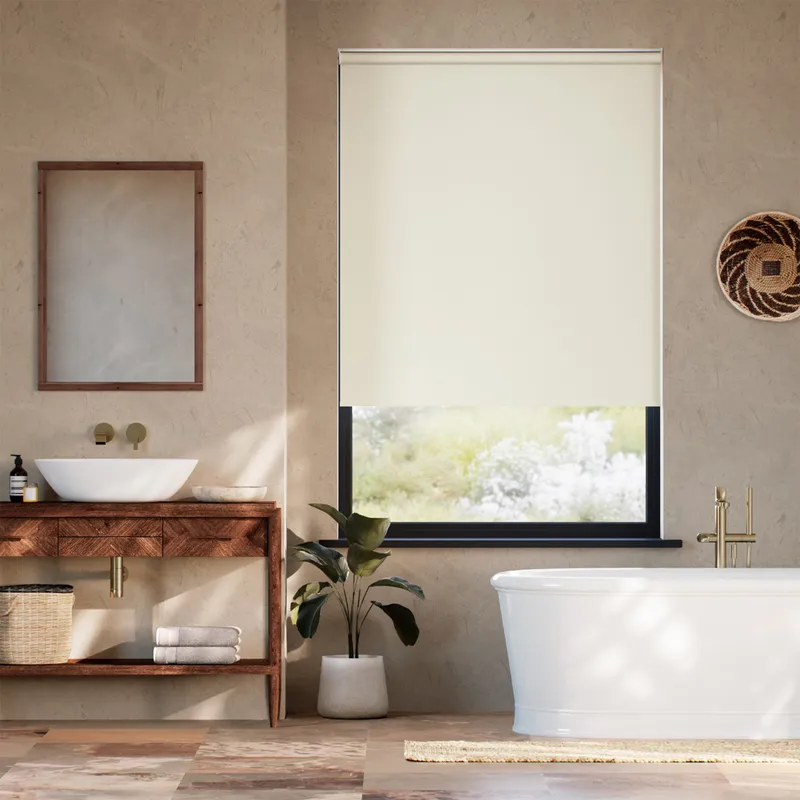 Metropolis Pvc Blackout Taupe Roller Blind