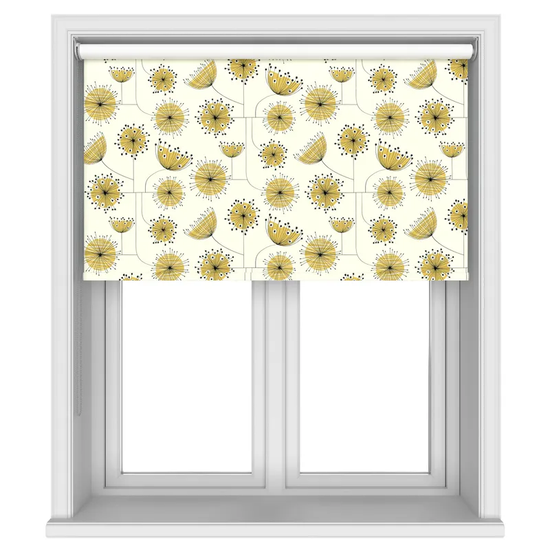 Missprint Blackout Dandelion Mobile Sunflower Yellow Blinds Uk