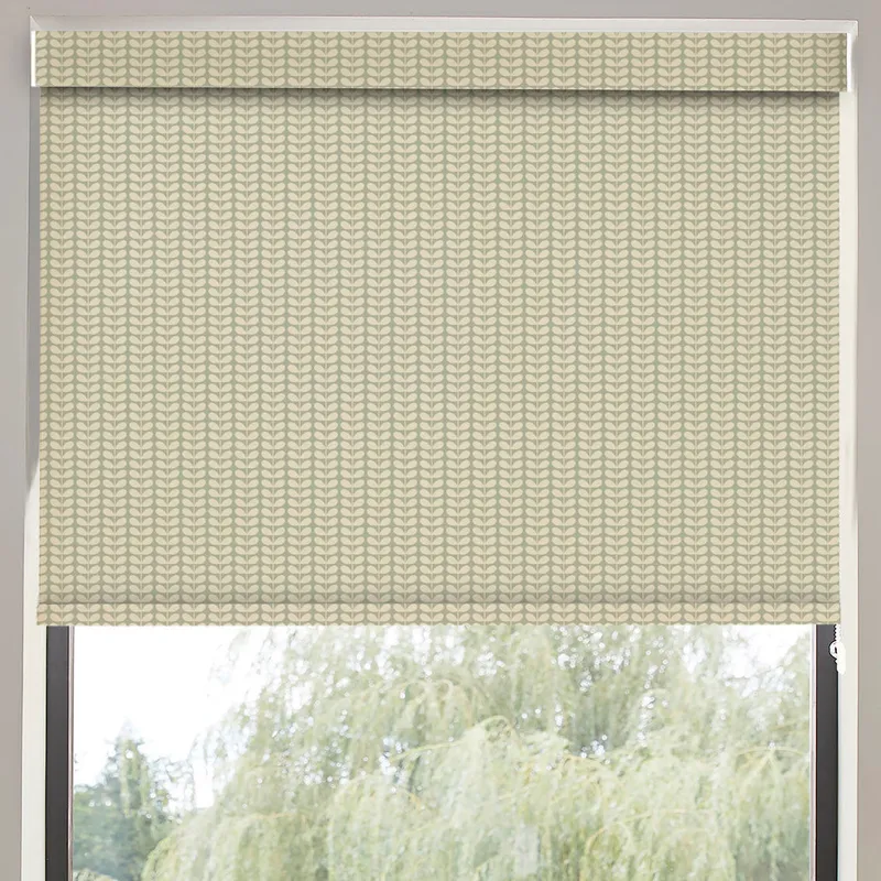 Orla Kiely Tiny Stem Translucent Made To Measure Roller Blind Pebble