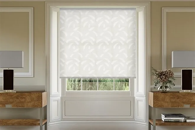 Feather Antique - Patterned Roller Blind