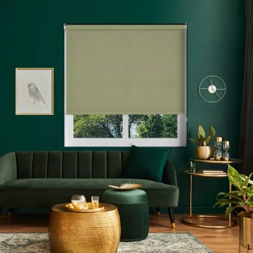 Luxe Green Roller Blind