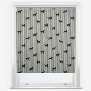 Emily Bond Marley Coal Roller Blind