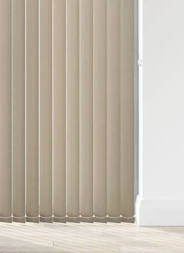 Splash Natural Hessian Vertical Blind