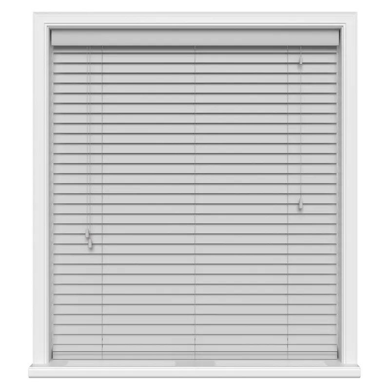 Misty Grey Real Wood Uk - Wooden Blinds