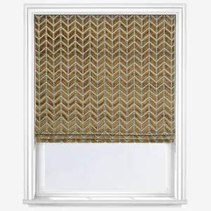 Harlequin Perplex Tobaco Slate Roman Blind