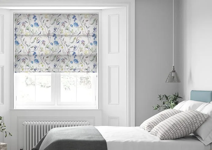 Grove Saxon Blue - Roman Blind