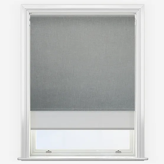 Double Roller Artivis Blackout Dove Grey & Grey Double Roller Blind