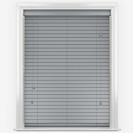 Lusso Dove Grey Wooden Venetian Blind