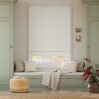 Mila Parchment Roman Blind