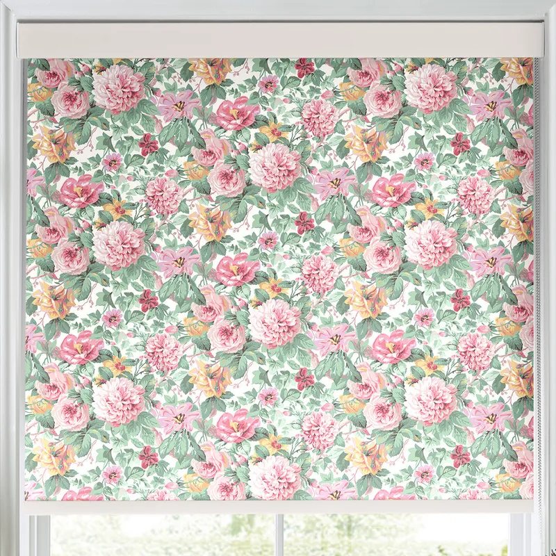 Laura Ashley Aveline Made To Measure Blackout Roller Blind Rose