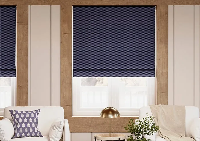 Sicily Blue - Roman Blind