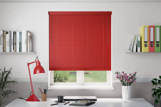 Galaxy Red - Venetian Blinds