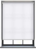 Burst White Lotus - Electric Roller Blind