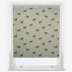 Emily Bond Marley Gold Roller Blind