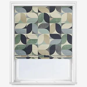 Studio G Reno Mineral And Navy Roman Blind