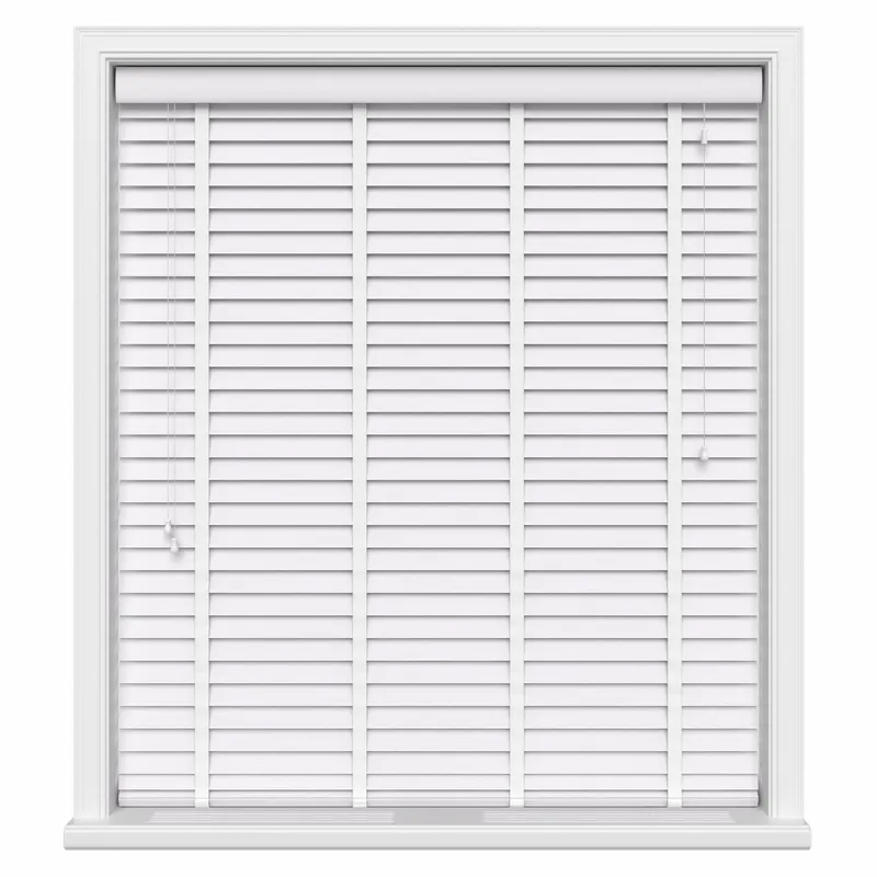 Tradechoice Brilliant White Grain With Cotton Tapes Blinds Uk