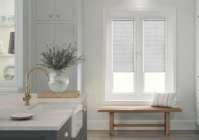 Purity Metallic Silver - Clip Fit Venetian Blind