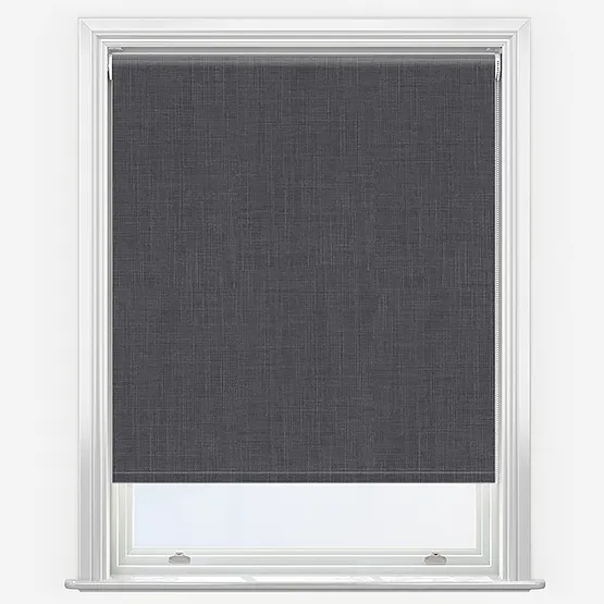 Flax Blackout New York Grey Roller Blind