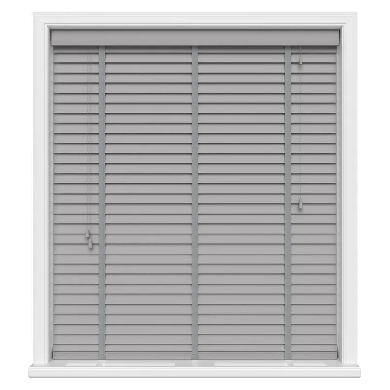 Ash Grey Real Wood With Tapes Blinds Uk