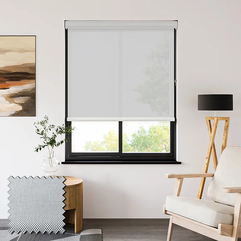 Filtra 3% Grey-white Screen Roller Blinds