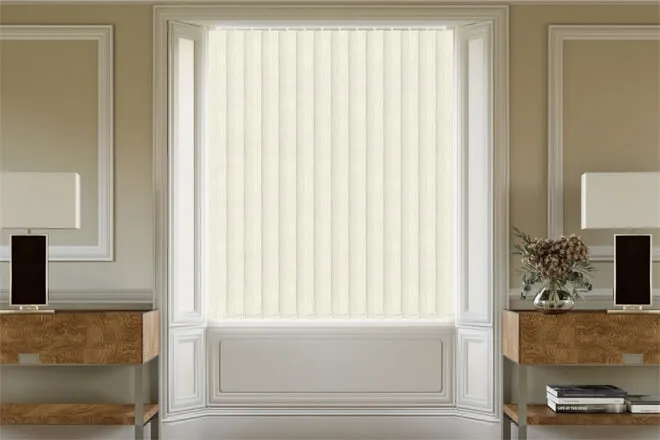 Hayley Cream - Shadow Pattern Vertical Blind