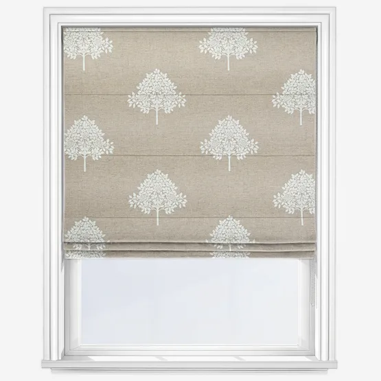 William Morris At Home Marigold Tree Embroidery Linen Roman Blind