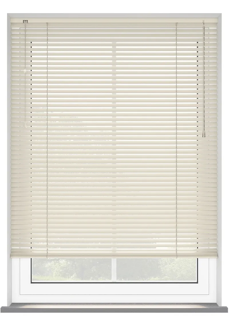 Bone White Aluminium Blind