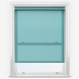 Deluxe Plain Ocean Green Roller Blind