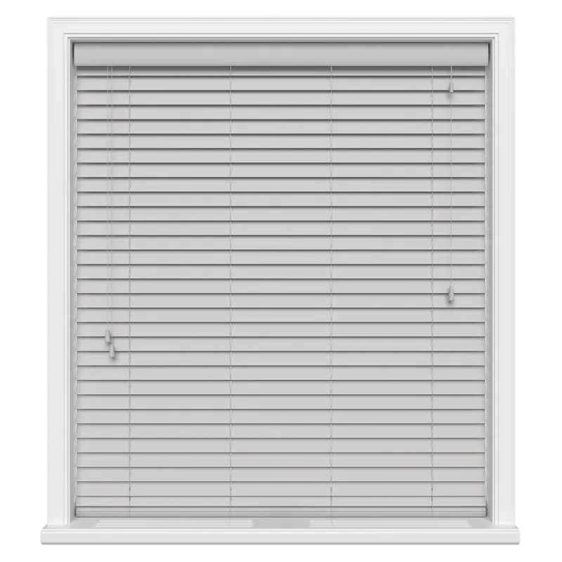 Light Grey Ecowood Uk - Wooden Blinds