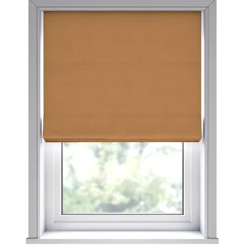 Lumi Rust Deluxe Roman Blinds
