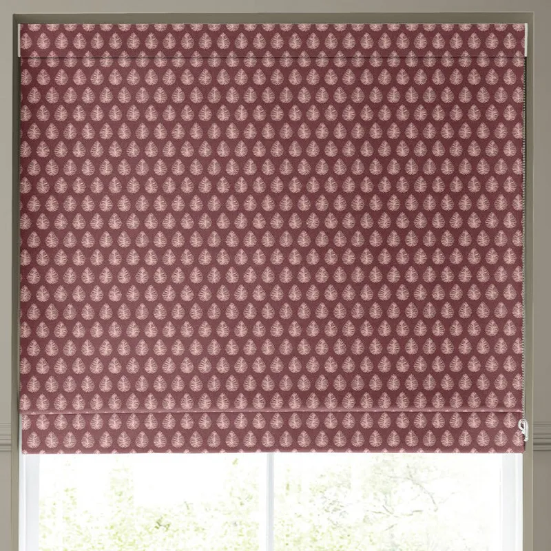 Emily Bond Jaipur Made To Measure Roman Blind Raspberry