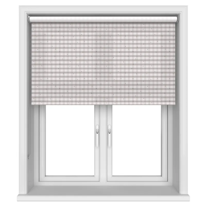 Laura Ashley Alphabet Gingham Linen Blinds Uk