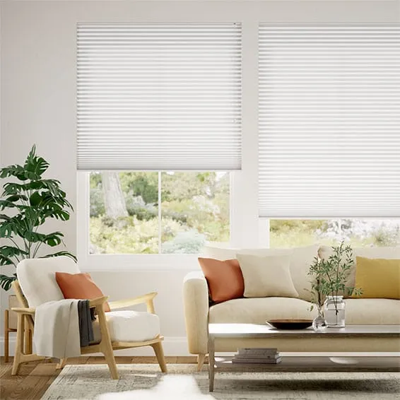 Double Duolight Arctic White Thermal Blind